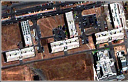 satellite image tor vergata